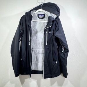 Patagonia Storm H2No Stretch Nano Coat Waterproof Black Women Medium